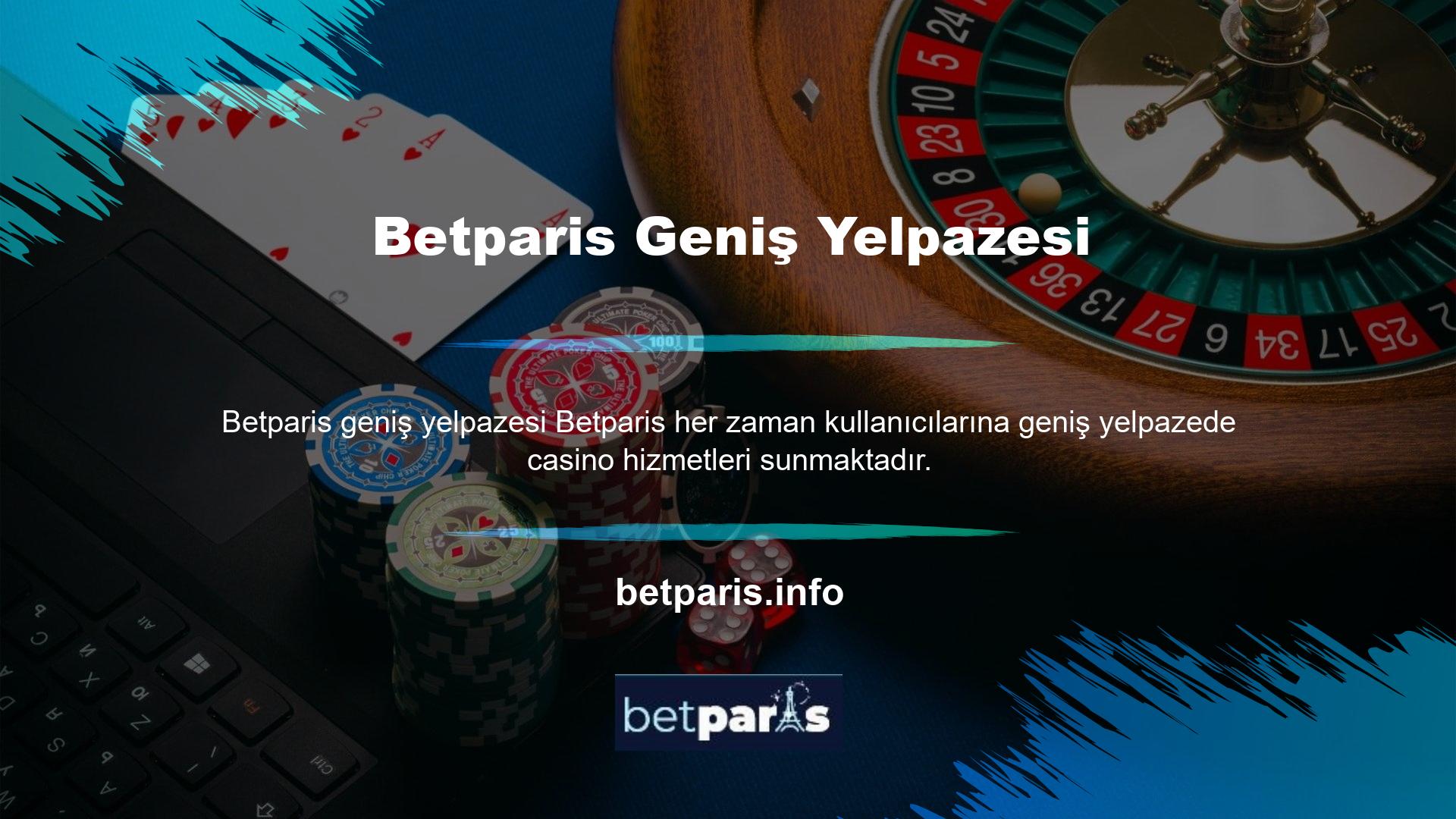 Binlerce slot makinesinin yer aldığı Betparis web sitesinden kazancınızı her zaman kontrol edebilirsiniz