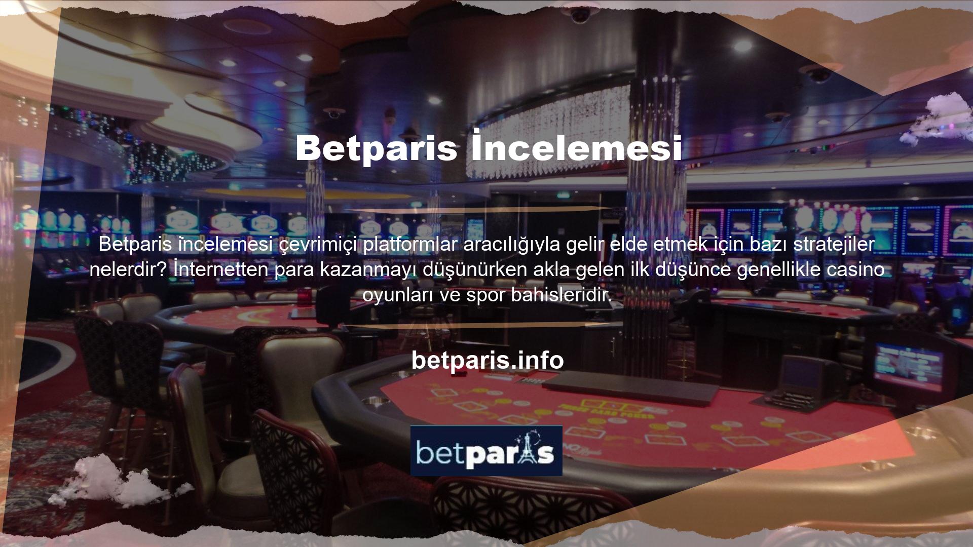 Gelir getiren çevrimiçi oyunlar öncelikle casino oyunlarına odaklanmalıdır